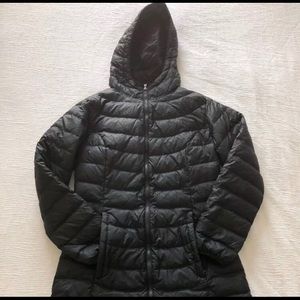 North face 3/4 length puffer coat